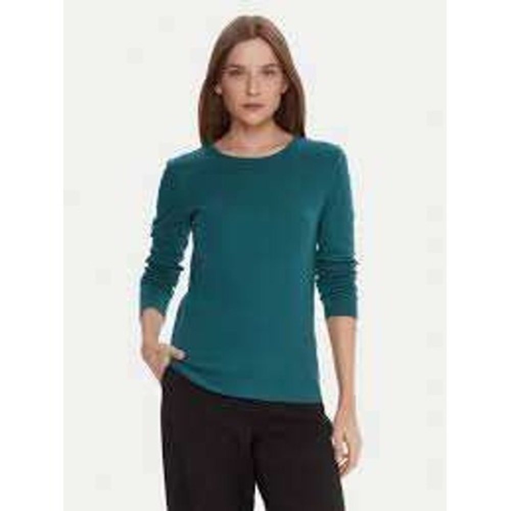 Banana Republic Soft Knit Long Sleeve High-Low Hem Tunic Top Green - Size‎ M